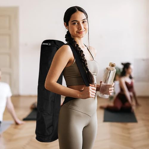 Yoga Mat Bag for Women and Men,with Adjustable Strap and Full Zip Large Opening Multi-Functional Travel Yoga Gym Bag for Class Travel and Gym