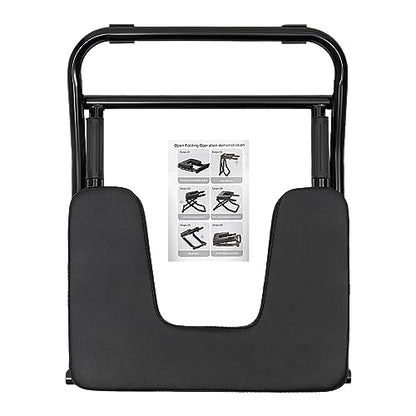 Yoga Headstand Bench, Yoga Inversion Chair, Inversion Chair, Headstand Trainer for Practice Head Stand, Shoulderstand and Strength Training - color: Black