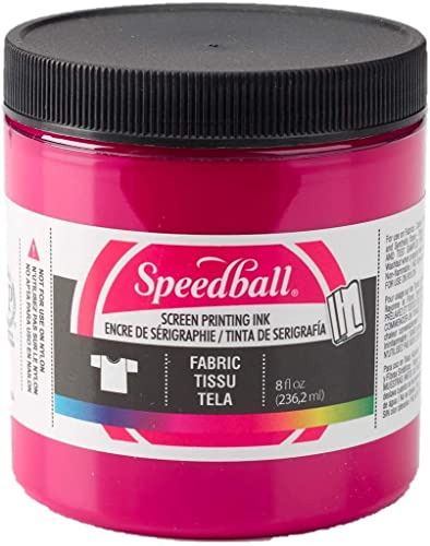 Speedball 045651 Fabric Screen Printing Ink, 8 fl. oz., Process Magenta - color: Process Magenta, size: 8 fl oz
