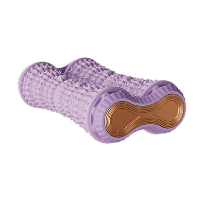 Foot Massager Roller for Plantar Foot Arch Trainer Fasciitis Relief Dual-Row Foot Massagers Waterproof Exercise Supply Purple