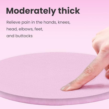 1 PCS Yoga Support Pad - Non-Slip Cushion for Yoga, Fitness, Meditation, Kneeling, Multi-Purpose Joint Protection Pad - color: Black