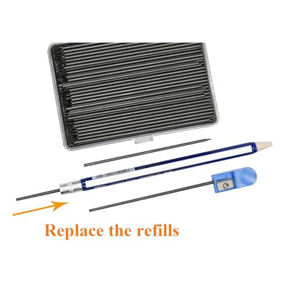400 Pcs 2.0mm Mechanical Pencils Leads 2B Pencil Refills | 2.0mm Bold Thick Pencil Leads With 2 Sharpeners And 2 Tubes For Drafting Sketching Artist School Office Students Stationery ﻿