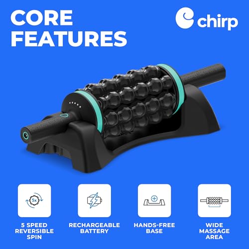 Chirp RPM Rolling Percussive Massager, Deep Tissue Muscle & Back Roller - style: RPM