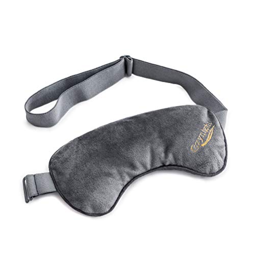 Cozynight Lavender Weighted Sleep Mask, 3D Light Blocking Eye Mask, Gray | Yoga,Dry Eyes, Headache, Migraine Relief ,Great Relaxation Gifts for Women, Men ,Aromatherapy Lavender Eye Pillow Gift - color: Gray