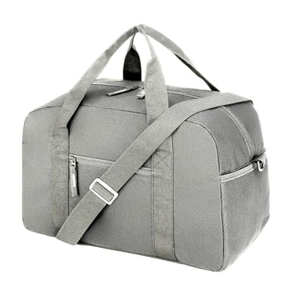 Uarition 14 inch Small Gym Bag, Mini Duffle Bag for Travel Sports- Grey - color: Grey