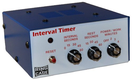 Interval Gym Timer Without Lights for Muay Thai, MMA, Kickboxing, Boxing, Martial Arts