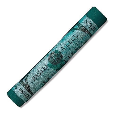 SENNELIER Extra-Soft French Pastel for Professional Artists, Black Green 180 - color: Black Green 180