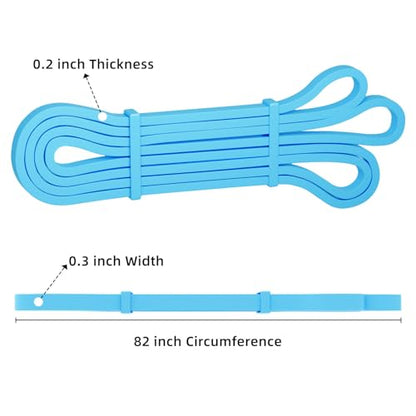 Resistance Bands, Pull Up Bands, Pull Up Assist Band Exercise Bands for Men & Women Working Out, Body Stretching, Physical Therapy, Muscle Training - color: Blue