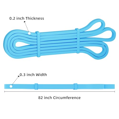 Resistance Bands, Pull Up Bands, Pull Up Assist Band Exercise Bands for Men & Women Working Out, Body Stretching, Physical Therapy, Muscle Training - color: Blue
