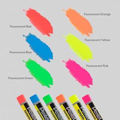 Pentel Arts Oil Pastels - 50 Color Set with Metallic and Fluorescent Packs, 3pk Set - size: 62 Count (Pack of 1)