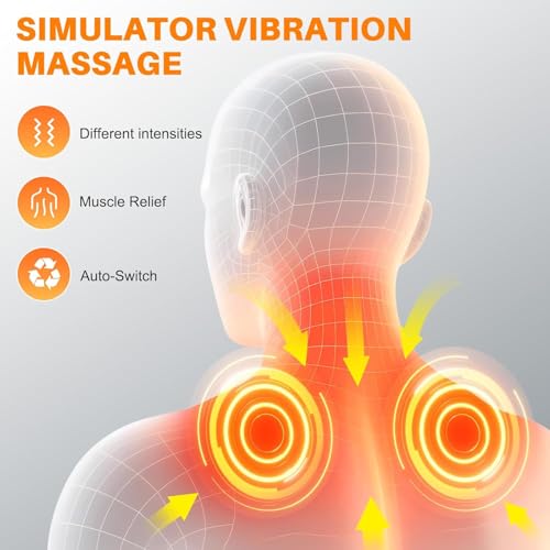 3-in-1 Neck Massage Pillow with Heat & Traction, Neck Hump Corrector