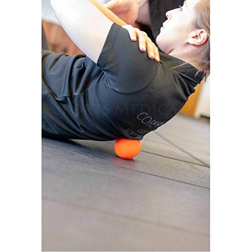 Sports Medica Peanut Massage Ball, Double Lacrosse and Peanut Ball Therapy - color: Orange Peanut Ball