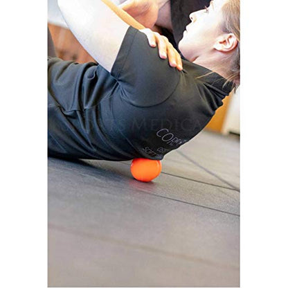 Sports Medica Peanut Massage Ball, Double Lacrosse and Peanut Ball Therapy - color: Orange Peanut Ball