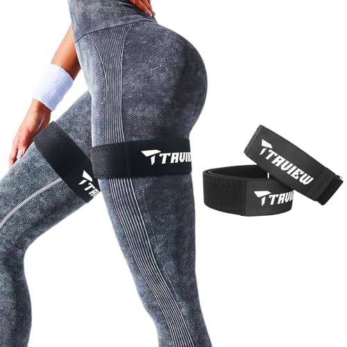 Occlusion Bands for Women Glutes & Hip Building, Blood Flow Restriction Bands BFR Bundle Booty Bands, Best Fabric Resistance Bands for Exercising Your Butt, Squat, Thigh, Fitness - color: Black