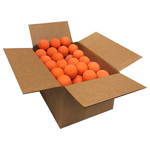 Velocity 라크로스 볼 - 60팩 및 120팩 - 연습용, 공식 NFHS 및 대학 승인 사이즈 - color: 주황색., size: 60 Balls, style: 연습용 공