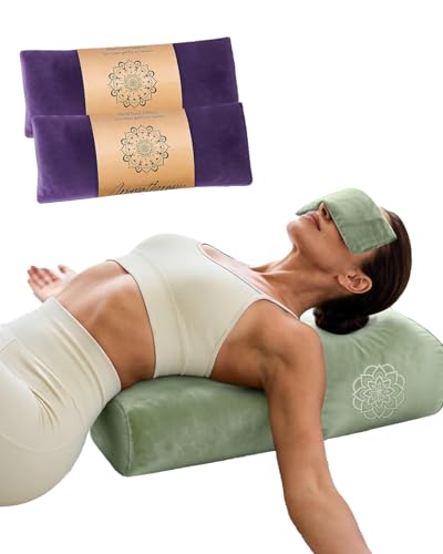 3 in 1 Yoga Bolster and Weighted Eye Pillow