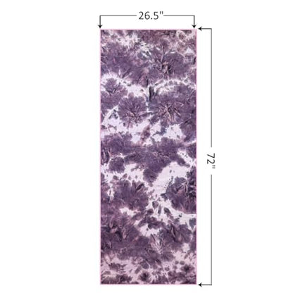Eunzel Hot Yoga Mat Towel, Ultra-Absorbent Microfiber 72" x 26.5" | Ultra Absorbent Microfiber, Soft Touch Fabric, Quick Dry, Hot Yoga & Pilates, Machine Washable - color: Lavender