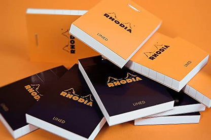 Rhodia Classic French Paper Pads Graph 6 in. x 8 1/4 in. Black (162009C)