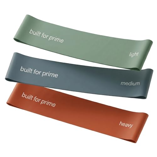 Mini Resistance Bands, Set of 3 – Non-Slip Workout Bands for Strength Training, Physical Therapy & Progressive Activation - color: Mojave, Stone, and Mesa