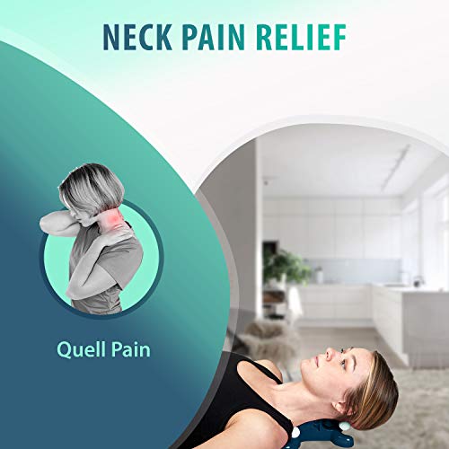 Trigger Point Pillow - Head and Neck Pain Relief Traction Device- Acupressure Support Relaxer for Tension Headache Relief, Improved Decompression and Muscle Relaxation