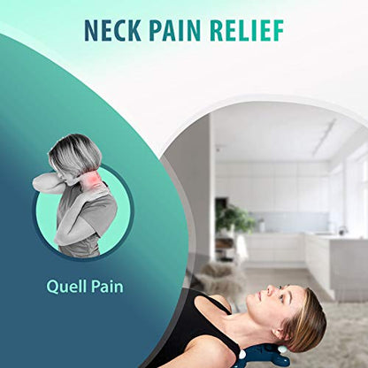 Trigger Point Pillow - Head and Neck Pain Relief Traction Device- Acupressure Support Relaxer for Tension Headache Relief, Improved Decompression and Muscle Relaxation
