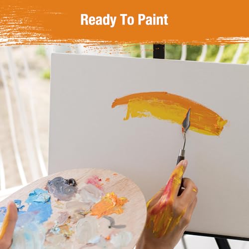 Canvas Boards for Painting 40 Pack, 8 inch x 10 inch Super Value Pack, Artist Canvas Panels for Oil & Acrylic Painting - size: 8"x10"