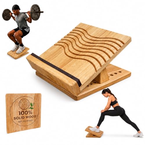 Foot Stretch Board for Plantar Fasciitis Relief, Wave Design Calf Stretcher for Home & Office Use