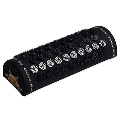 ShaktiMat Acupressure Pillow, Back, Neck & Shoulder Relief, Level 1 Black - color: Black, size: Level 1