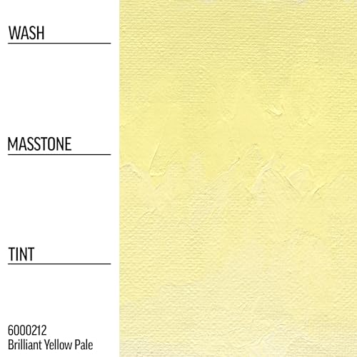 Williamsburg Artist Oil Colors, Brilliant Yellow Pale, 150 ml Tube | Artist grade oil paint delivering rich texture, high pigment load, and distinctive handmade character. - color: Brilliant Yellow Pale, size: 5.07 Fl Oz (Pack of 1)