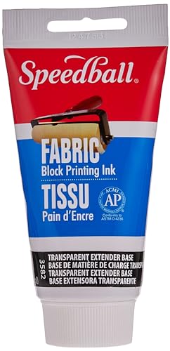 Speedball 3582 Transparent Extender Base For Fabric Block Printing Ink AP Certified 2.5 FL OZ