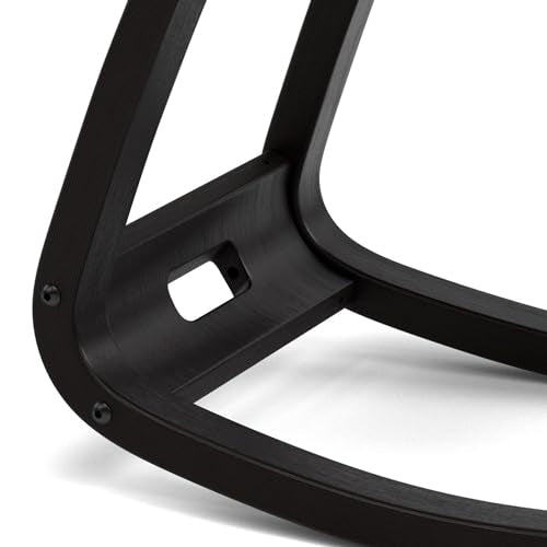 Varier Ergonomic Kneeling Chair, Rocking Knee Stool for Home Office Desk - color: Black/Grey