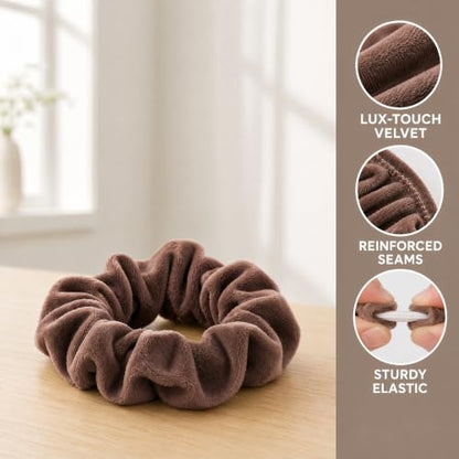Yoga Mat Scrunchie - Holds Your Yoga Mat in Style - Durable & Elasticity Fabric - Fits All Standard Yoga Mats - color: Brown