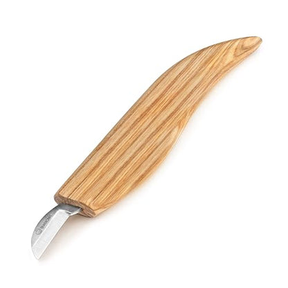 BeaverCraft Chip Carving Knife C6 1" - Wood Carving Tools for Beginners and Kids - Small Whittling Knife for Detail