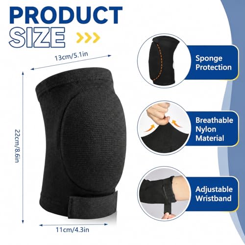 1 Pairs Muay Thai Elbow Pads and Knee Pad,Black,XL - color: Black, size: XL