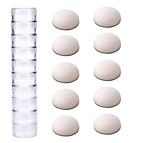 CYFUN DESIGN 10PCS Mini Ink Blending Tools Foam Replacement Foams and 10pcs Protective Plastic Covers for DIY Scrapbooking Paper Crafting Handmade Crafts Scrapbooking Supplies Crafting Projects - color: 10PCS Foams+10 Covers