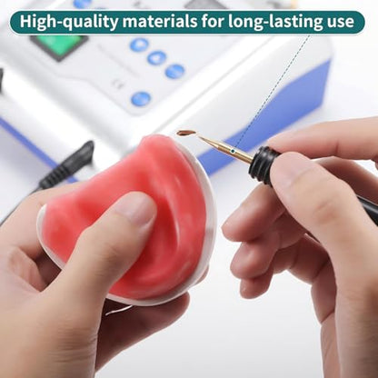 Annhua Dental Electric Wax Pens 2 PCS, Dentist Waxing Carving Pencils Replacement Handheld Instrument for Dental Lab Digital Electric Wax Hot