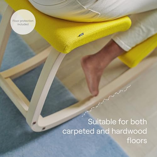 Varier Ergonomic Kneeling Chair, Rocking Knee Stool for Home Office Desk - color: Marine