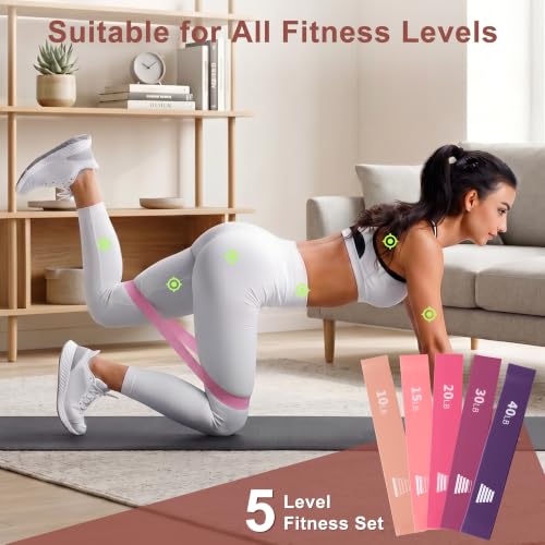 Pilates Kit, Home Pilates Equipment Set for Women,14" Pilates Ring and Ball,Resistance Bands,Dumbbells,Training Guide & Grip Socks Accessories for Starter Home Workouts