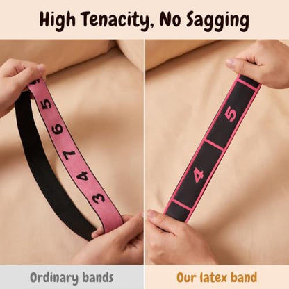 Fitness Resistance Bands with 8 Loops