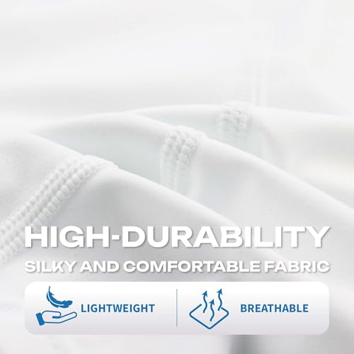 LP IM710 Shield Padded Compression Leg Sleeve for Men & Women - color: White, size: Large