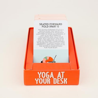 Yoga at Your Desk | Desk Yoga | Wellness Card Pack | Chair Yoga