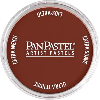PanPastel Artist Pastels by GOLDEN, Red Iron Oxide Shade, 2.44” / 62mm Pan Diameter, Professional Artist Pastels, Unique Pan Format (cake-like) - color: Red Iron Oxide Shade, size: 9 ml (Pack of 1)