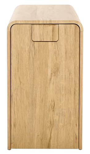 SEI Furniture - Sidekick Sport Equipment Rolling Rack - Transitional Design, Metal and Wood - Ideal for Bedroom, Living Room (HZ0123) - color: Oak