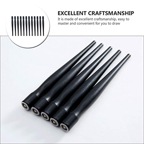 TOYANDONA 12pcs Plastic Comic Nib Holders Dip Pen Holder Manga Cartoon Comic Drawing Painting Ink Manga Painting Kit Tool Calligraphy Dip Pen Holders for Cartoon Comic Drawing