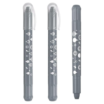 PATIKIL Gel Crayons, 3PCS Watercolor Crayons Silky Water Soluble Twist Bulk for Artists Coloring Drawing Painting, Gray Crayon - color: Gray