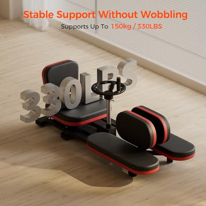 Adjustable Leg Stretcher Machine,Leg Stretcher Split Machine,Heavy Duty Steel 330lbs Leg Extension Bench for Home Yoga Gym Dance,Adult,Kids Training Fitness Leg Flexibility,Relieving Hip Tightness