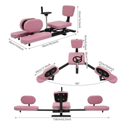 Hip Stretcher for Flexibility Stretching Equipment - color: Pink-220lbs