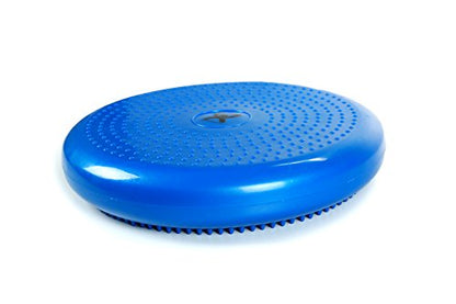 Cando-30-1870B Inflatable Balance Disc for Balance Training, Proprioception, Strengthening Lower Extremities, Posture, Back Pain, Stress Relief, Restlessness and Anxiety. Blue, 14” Diameter - color: Blue, size: 13.8" diameter