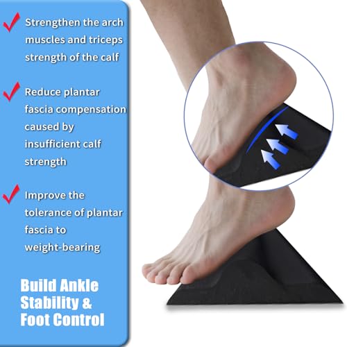 Plantar Fasciitis Relief Ankle Strengthener - Foot & Board Foot Arch Strengthener for Achilles Tendonitis Heel Spurs Balance for Support Flat Feet & Post-Injury Recovery - size: 11.81"
