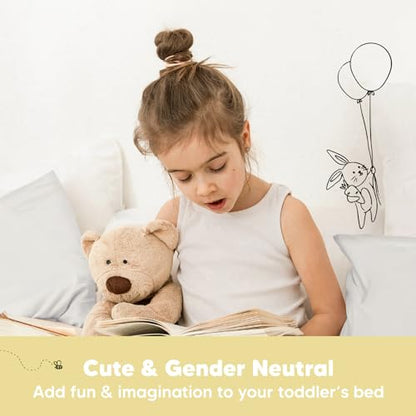 Toddler Pillow with Pillowcase, 13x18 My Little Dreamy Pillow (Clay) - color: Clay
